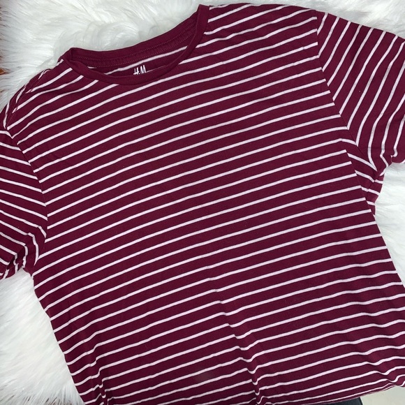 5/$35💥H&M Big Boys Striped Tee - Picture 3 of 3